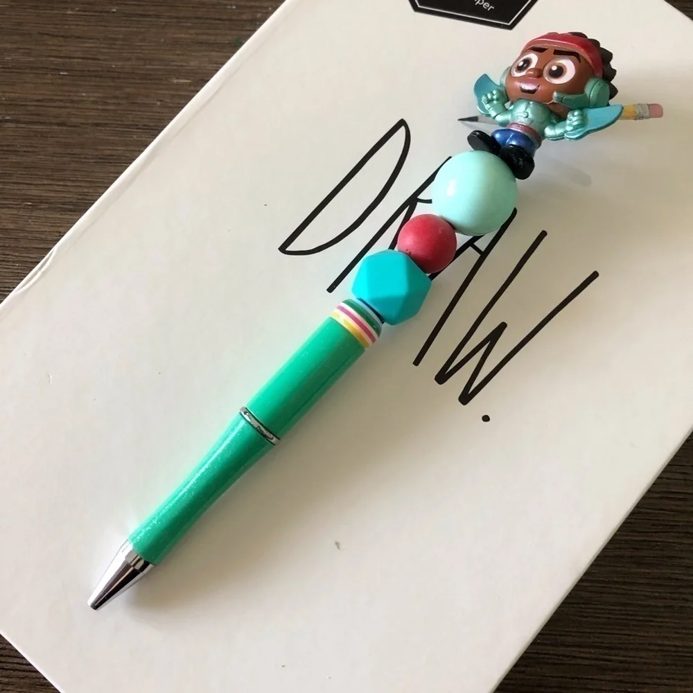 Disney Doorables: Big Hero 6: Wasabi handmade beaded pen